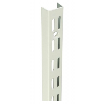 White Shelving 40"/1000mm Upright Slotted