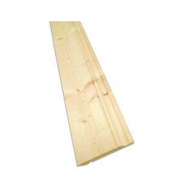 3.9m 125 x 22 O.G. White Deal Skirting