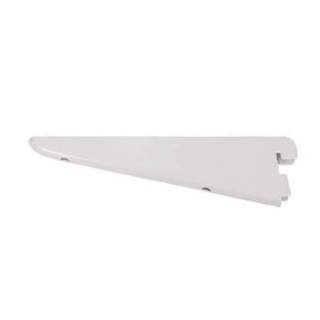 White Shelving 6.5"/170mm Twin Slotted Bracket