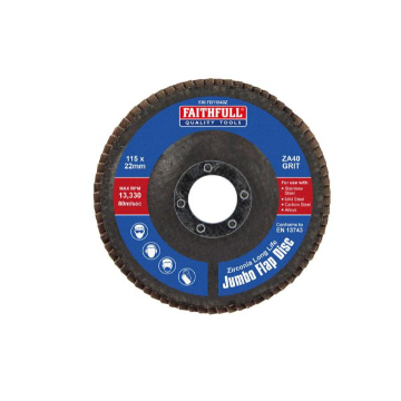Fai/Full Flap Disc Zirconia Za40 115mm Jumbo