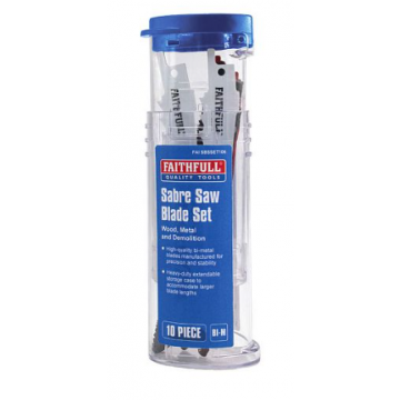 Sabre Saw Blade Set 10 Piece