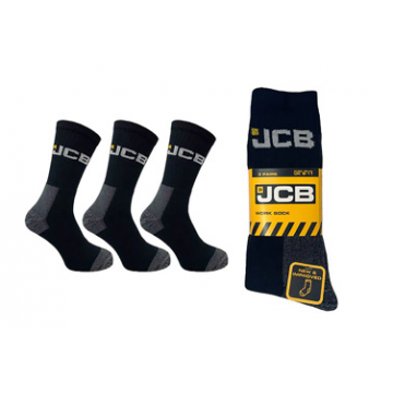 Jcb Mens Ultimate Work Socks 3pk