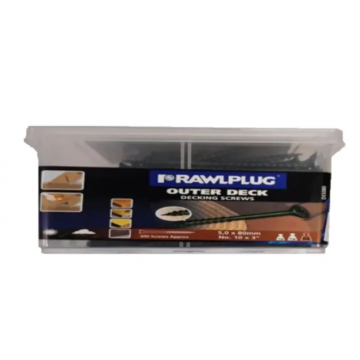Decking Screws 5.0 x 80mm 200/box