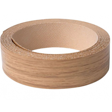 C & C Light Oak Plastic Edging 10m 22mm