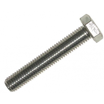 Hex Bolt Z/P M6 x 25mm Fully Threaded