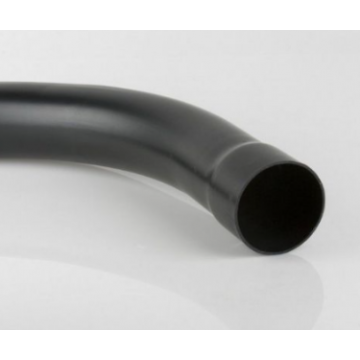 110mm x 45 Degree Black Ducting Bend