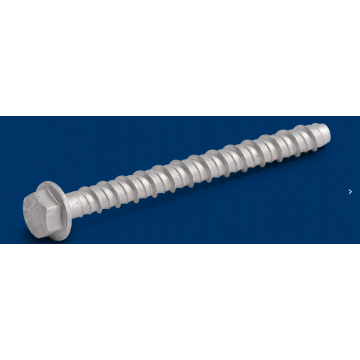 Zinc Flake Hex Concrete Screw M8 10 x 60mm Flanged Anchor R-Lx-08 x 060-Hf-Zf