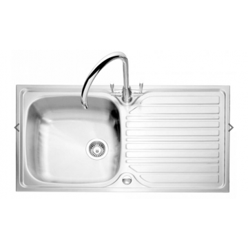 Caple Crane 101 Single Bowl Inset Sink Inc.Waste 965 x 510mm Reversable