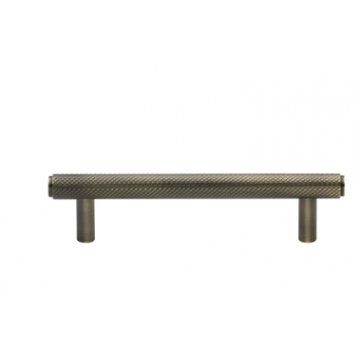 P2110 Knurled Cabinet Pull Handle 128mm Matt Bro Matt Bronze 128mm V4458-128-Mb