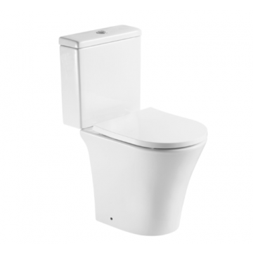 Kameo Close Coupled Open Back Short Projection WC Complete (Pan, Cistern, Seat)