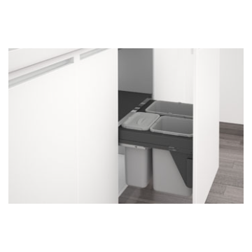 Rossi Under Sink Bin 600mm Art 575 Anthracite