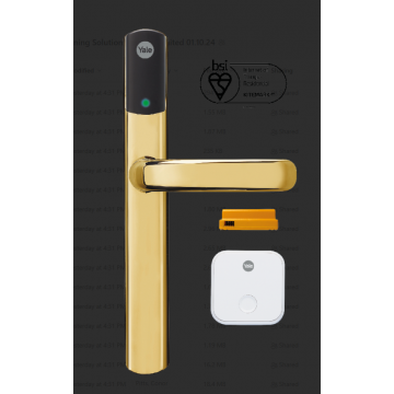 Yale Conexis L2 Smart Lock Polished Brass