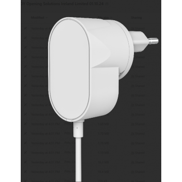 Yale Sv-Vdbac-1a-W Yale Ac Power Adapter