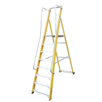 Lyte Fibreglass Widestep Ladder T8 (P/F 1.69m) (Closed 2.98m)