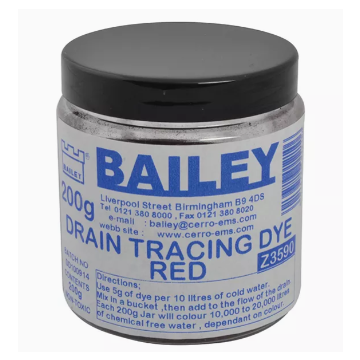 Bailey 3590 Drain Tracing Dye - Red