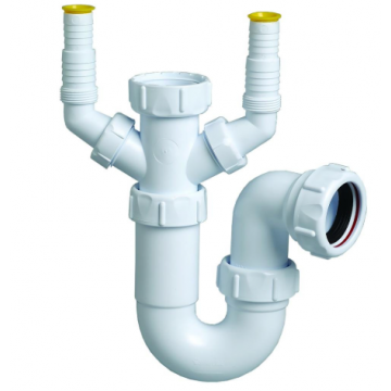 Multikwik Double Spigot Washing Machine Trap