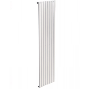 Amura Elliptical Tube vertical ical Designer Radiator 1800 x 480mm Single Panel White