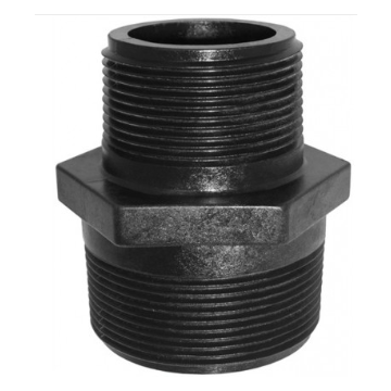 1/2" x 3/8 Black Gb Nipple