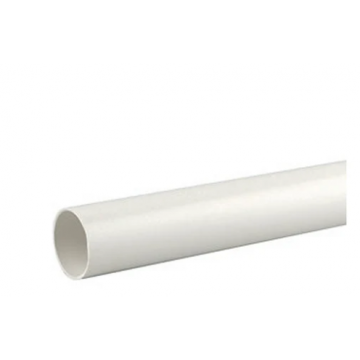4m x 1 1/2" White Waste Pipe Length