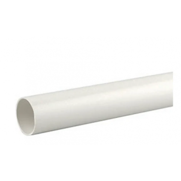 4m x 1 1/4" White Waste Pipe Length
