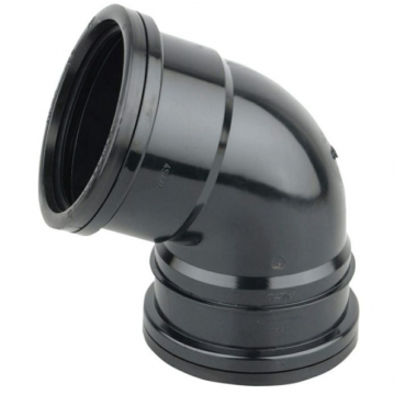 Mfp 110mm Black 45 Degree Soil Bend D/S