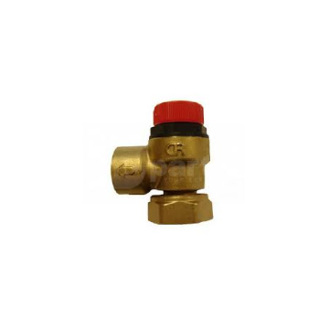 Caleffi Inlet Group Assembly Safety Valve 6 Bar Loose Nut Type