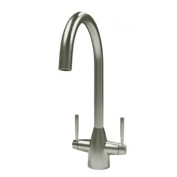 St James Ivy Sink Mixer Brushed Chrome Dual Lever
