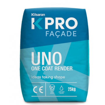 K Pro Uno Ultra White Rendering Mortar Self Coloured Breathable Weather Resistant