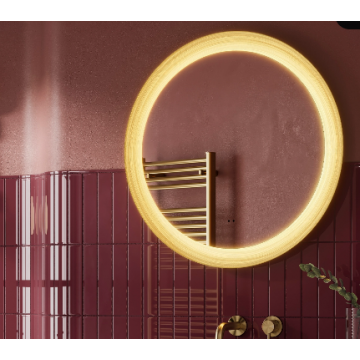 Vaida 60 LED Mirror Brushed Brass