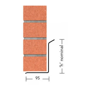 Keystone Steel Lintel 900mm Sb/K (Single Brick)
