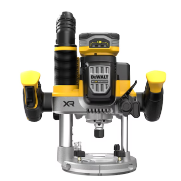 Dewalt 18v Xr 12mm Plunge Router Kitted 2 x 5.0ah Powerstack