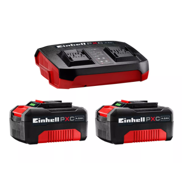 Einhell Pxc Twin Charger 2 x 4.0ah Kit Pxc Twin Charger 2 x 4.0ah