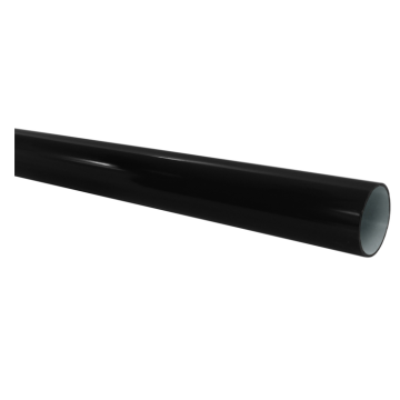 Freeflow Round Pipe 2.75 Metre - Black
