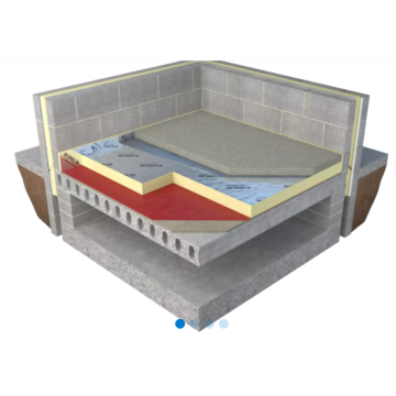 Unilin Polyiso Floor Insulation - 2400mm x 1200mm x 140mm
