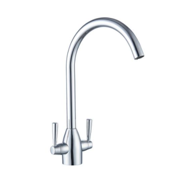 Fortune Twin Lever Sink Mixer Chrome