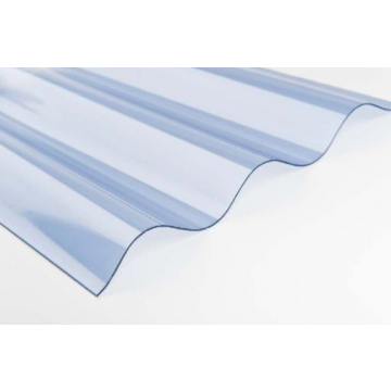 Clear Corrugated Perspex 3660 x 660 (1.1mm) (12' Whitelight)