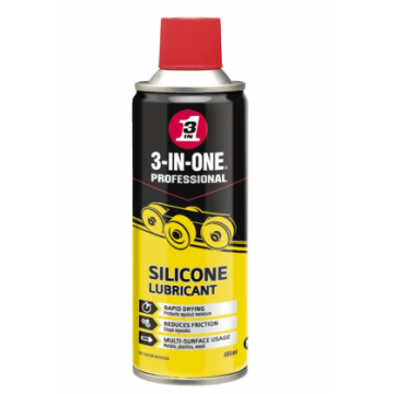 Silicone 3 In 1 Spray 400ml Lubricant