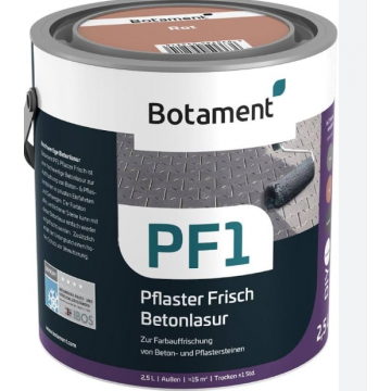 Botament Pf1 Pavement Revive 2.5lt Red Colour