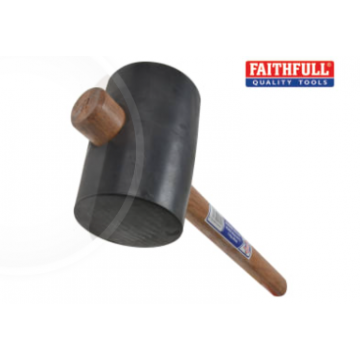 Faithful Rubber Mallet 89mm/3.1/2" Black
