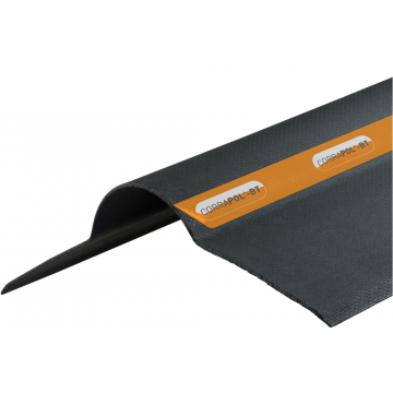 Corrapol-Bt Black Corrugated Bitumen Ridge 1000mm Ac118bl