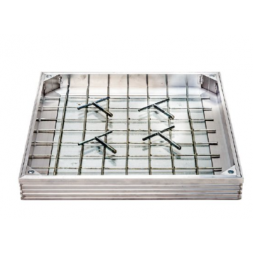 400 x 400mm Double Sealed 60mm Recessed Alum Cover (Dc-60 Pro-Line)