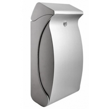Swing Plastic Letter Box - Grey