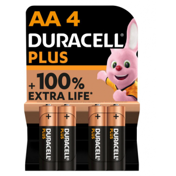Duracell Plus AA 4pk Batteries