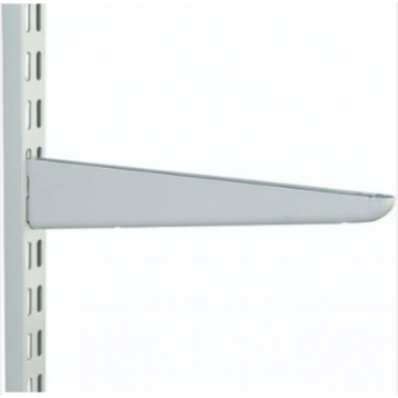 White Shelving 18.5"/470mm Twin Slotted Bracket