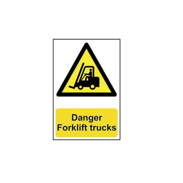 Spectrum Machine/Vehicle Sign Danger Forklift