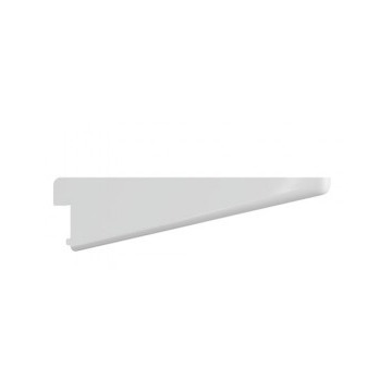 White Shelving 12.5"/320mm Twin Slotted Bracket
