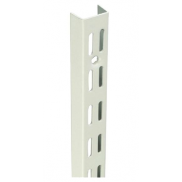 White Shelving 63"/1600mm Upright Slotted