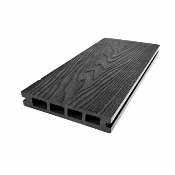 Montana Woodgrain Charcoal Composite Decking 135 x 25 x 3600mm (.508m2)