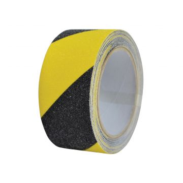 Faithfull Anti-Slip Tape 5m x 50mm Black/Yellow