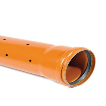 Sewer 110mm x 6m Percolation Pipe